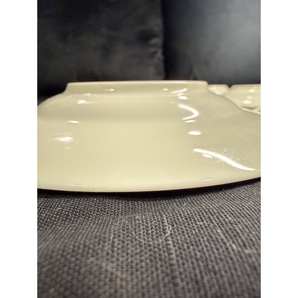Set Of 6 Noritake Bone China Covina 9791 Saucers With Gold & Green Trim Vintage - Picture 9 of 13
